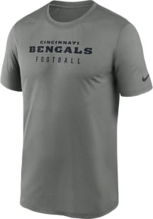 Nike Cincinnati Bengals Grey Sideline Legend Short Sleeve T Shirt