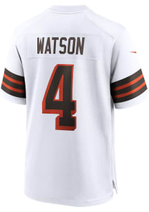 Deshaun Watson  Nike Cleveland Browns White ALTERNATE GAME Football Jersey