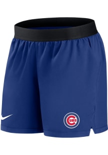 Nike Chicago Cubs Womens Blue DriFit Shorts