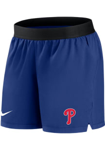 Nike Philadelphia Phillies Womens Blue DriFit Shorts