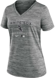 Nike Chicago White Sox Womens Black Velocity T-Shirt
