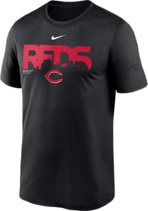 Nike Cincinnati Reds Black MY TOWN LEGEND Short Sleeve T Shirt