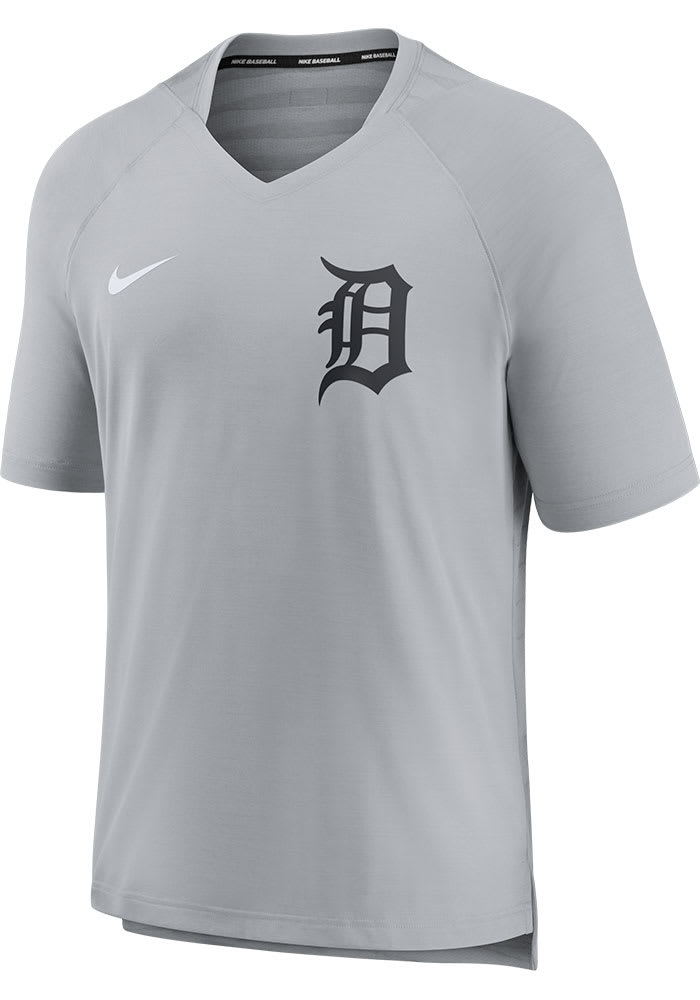 Nike Detroit Tigers Navy Blue Logo Legend Short Sleeve T Shirt