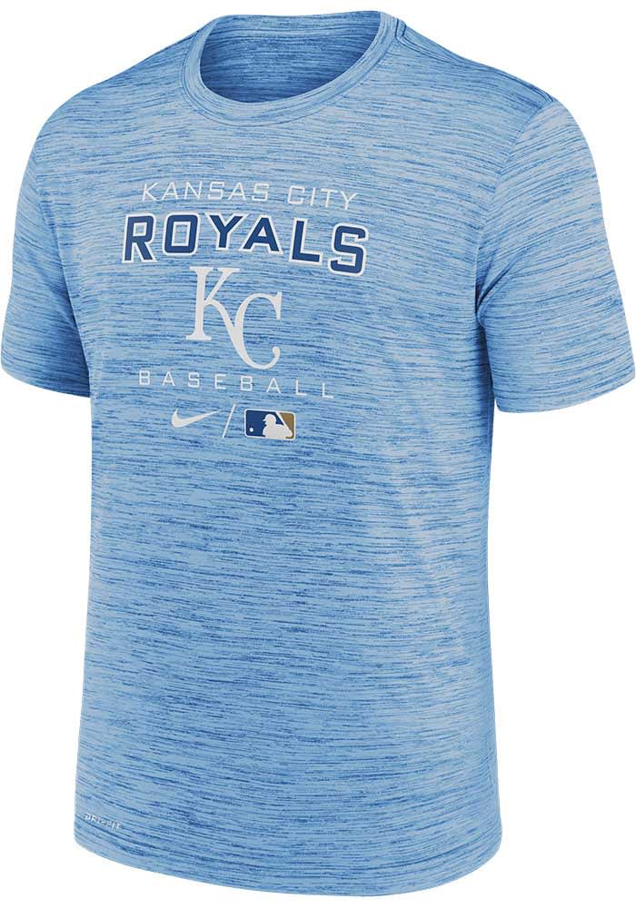 Nike Kansas City Royals Light Blue LEGEND PRACTICE VELOCITY Short Sleeve T Shirt