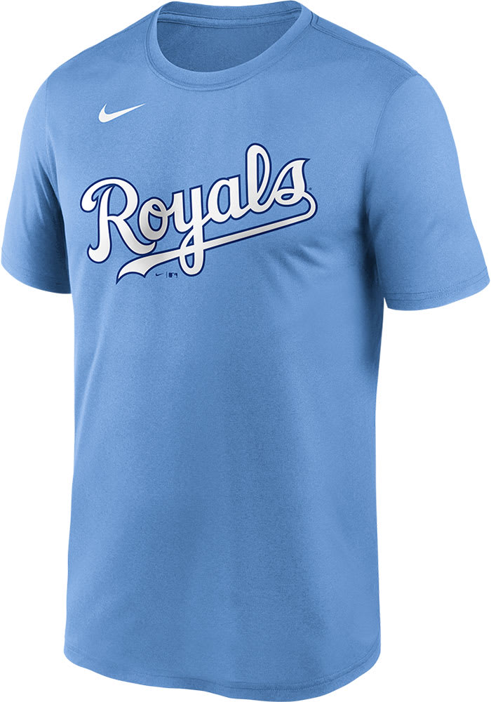 Kansas City Royals Shirt Womens Blue Nike Dri Fit V Neck Short