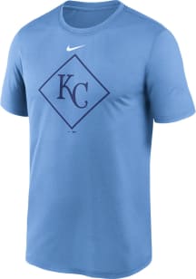 Nike Kansas City Royals Light Blue TEAM DIAMOND ICON LEGEND Short Sleeve T Shirt