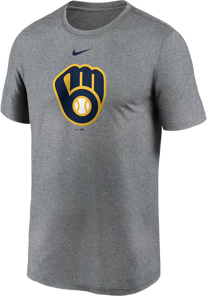 Nike Dri-FIT Logo Legend (MLB Milwaukee Brewers) Men's T-Shirt.