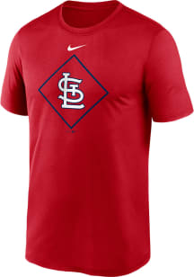 Nike St Louis Cardinals Red TEAM DIAMOND ICON LEGEND Short Sleeve T Shirt
