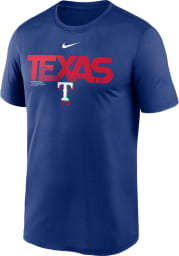 Nike Texas Rangers Blue MY TOWN LEGEND Short Sleeve T Shirt