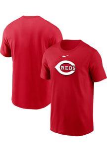 Nike Cincinnati Reds Red LARGE LOGO Short Sleeve T Shirt