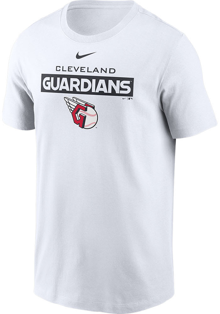 Cleveland Guardians Nike Wordmark T-Shirt - Navy