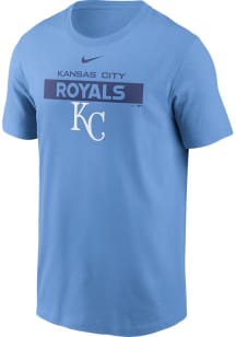 Nike Kansas City Royals Light Blue TEAM ISSUE Short Sleeve T Shirt