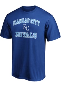 Kansas City Royals Blue HEART AND SOUL Short Sleeve T Shirt