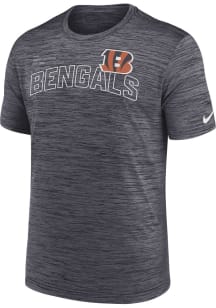 Nike Cincinnati Bengals Black PRIMETIME VELOCITY ARCH Short Sleeve T Shirt