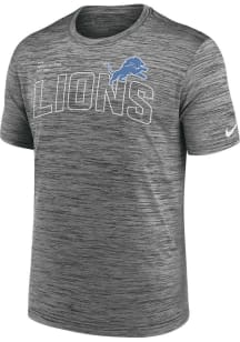 Nike Detroit Lions Black PRIMETIME VELOCITY ARCH Short Sleeve T Shirt