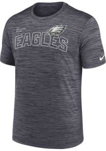 Nike Philadelphia Eagles Black PRIMETIME VELOCITY ARCH Short Sleeve T Shirt