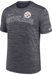 Nike Pittsburgh Steelers Black PRIMETIME VELOCITY ARCH Short Sleeve T Shirt