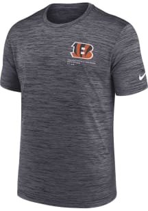 Nike Cincinnati Bengals Black PRIMETIME VELOCITY LC Short Sleeve T Shirt