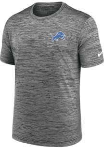 Nike Detroit Lions Grey PRIMETIME VELOCITY LC Short Sleeve T Shirt