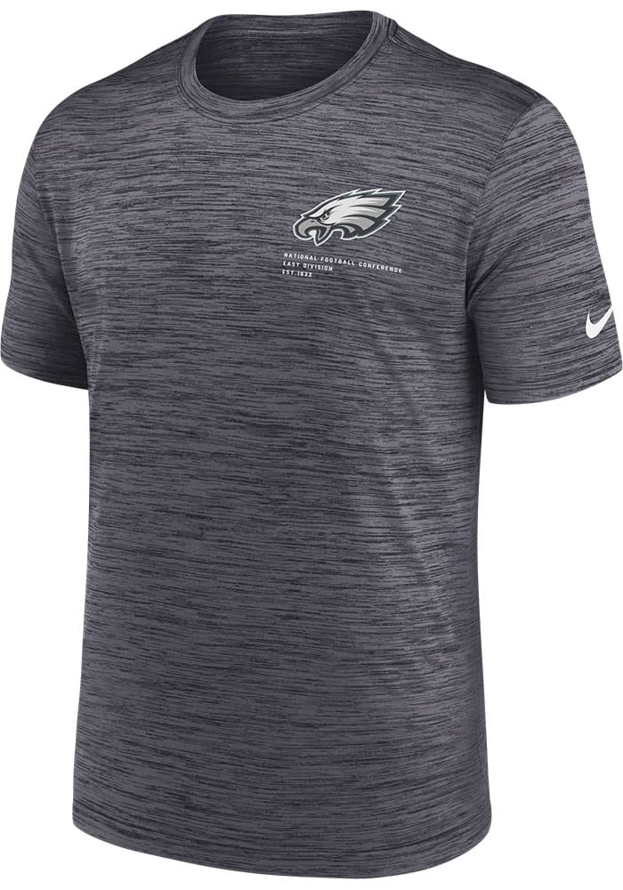 売れ筋商品|||ナイキ Tシャツ トップス レディース Men's Black Philadelphia Eagles Velocity Arch Performance T-shirt Black mens-nike-black-philadelphia-