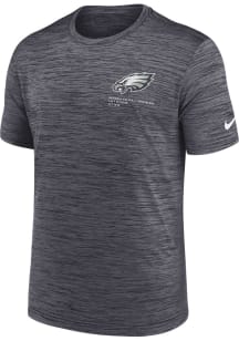 Nike Philadelphia Eagles Black PRIMETIME VELOCITY LC Short Sleeve T Shirt