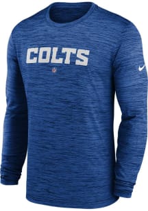 Nike Indianapolis Colts Blue Sideline Team Velocity Long Sleeve T-Shirt