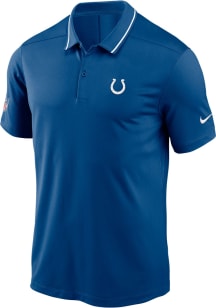 Nike Indianapolis Colts Mens Blue Sideline Coach Short Sleeve Polo
