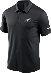 Nike Philadelphia Eagles Mens Black Sideline Coach Short Sleeve Polo