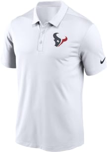 Nike Houston Texans Mens White FRANCHISE Short Sleeve Polo