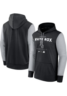 Nike Chicago White Sox Mens Black THERMA HOOD Hood