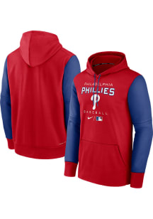 Nike Philadelphia Phillies Mens Red THERMA HOOD Hood