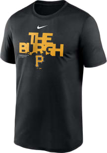 Nike Pittsburgh Pirates Black MY TOWN LEGEND Short Sleeve T Shirt