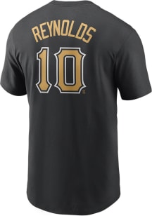 Bryan Reynolds Pittsburgh Pirates Gold Name Number Short Sleeve Player T Shirt