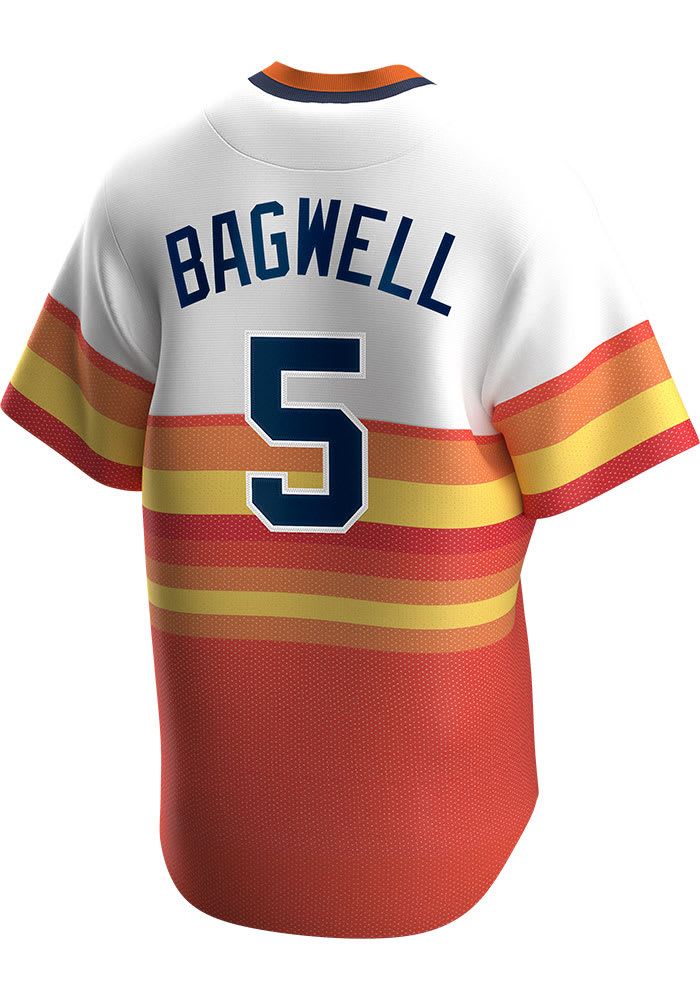 Jeff Bagwell Houston Astros Nike Coop Replica Cooperstown Jersey - Orange