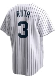 Babe Ruth New York Yankees Nike Coop Replica Cooperstown Jersey - White