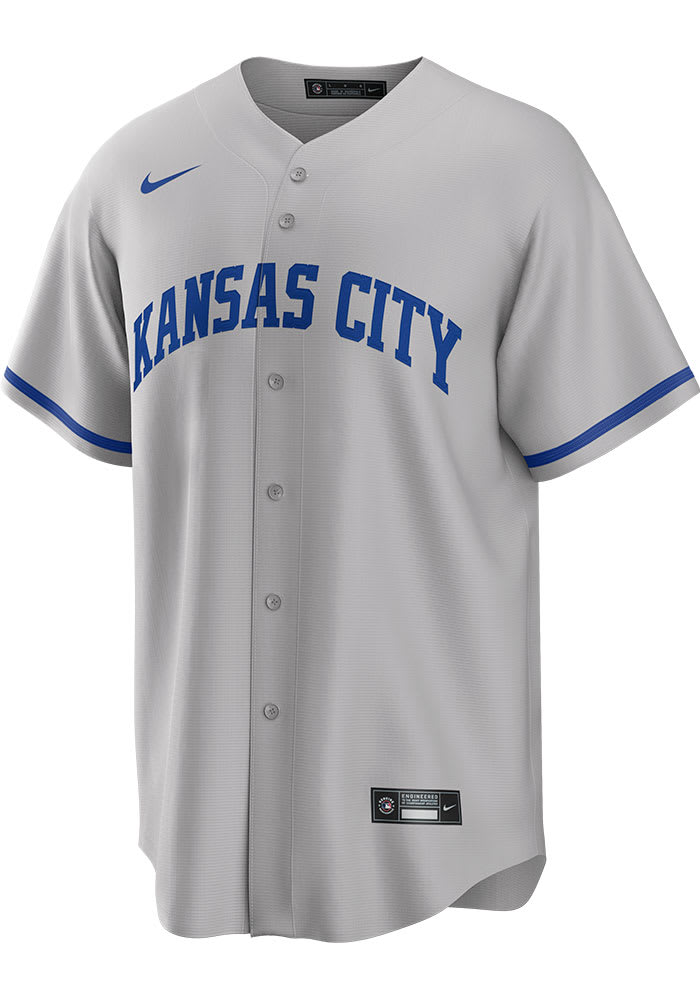 Men's Nike White Kansas City Royals Replica Custom Jersey Size: Extra Large