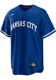 Kansas City Royals Mens Nike Replica Alt Jersey - Blue
