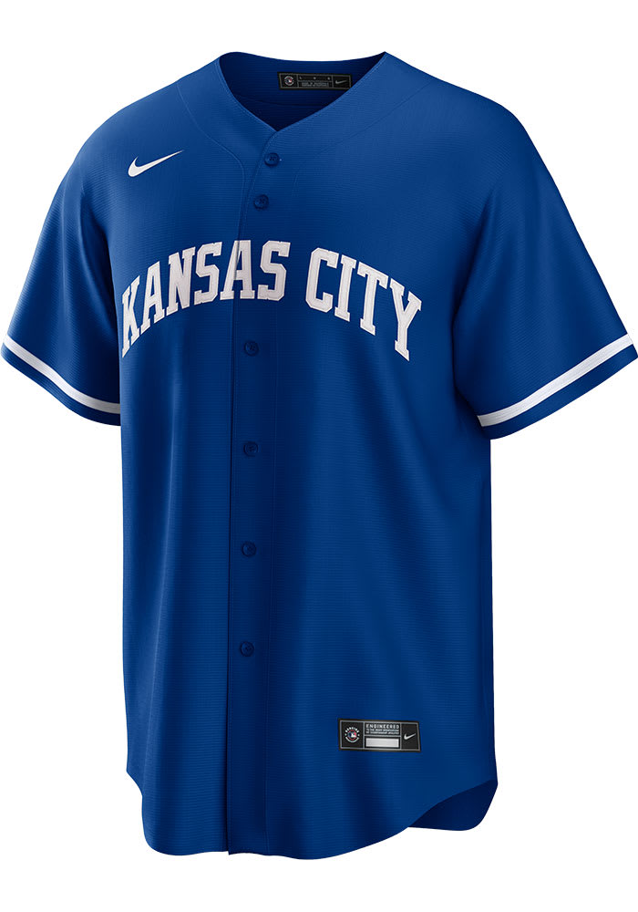 Kansas City Royals Mens Nike Replica Alternate Replica Jersey - Blue