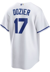 Hunter Dozier Kansas City Royals Mens Replica Home Jersey - White