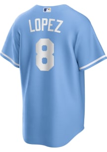 Nicky Lopez Kansas City Royals Mens Replica Alt Jersey - Light Blue