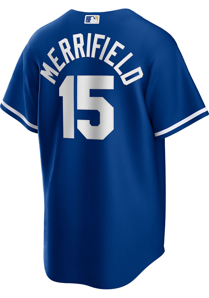 MLB Kansas City Royals City Connect (Whit Merrifield) Men's Replica  Baseball Jersey.