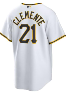 Roberto Clemente Pittsburgh Pirates Mens Replica Home Jersey - White