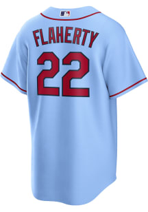 Jack Flaherty St Louis Cardinals Mens Replica Alt Jersey - Light Blue