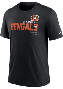 Nike Cincinnati Bengals Black Primetime Team Name Short Sleeve Fashion T Shirt