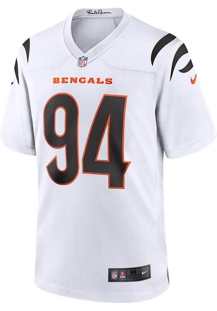 Sam Hubbard  Nike Cincinnati Bengals White Road Football Jersey