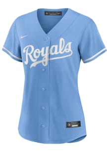 Kansas City Royals Womens Nike Replica Alt Jersey - Light Blue