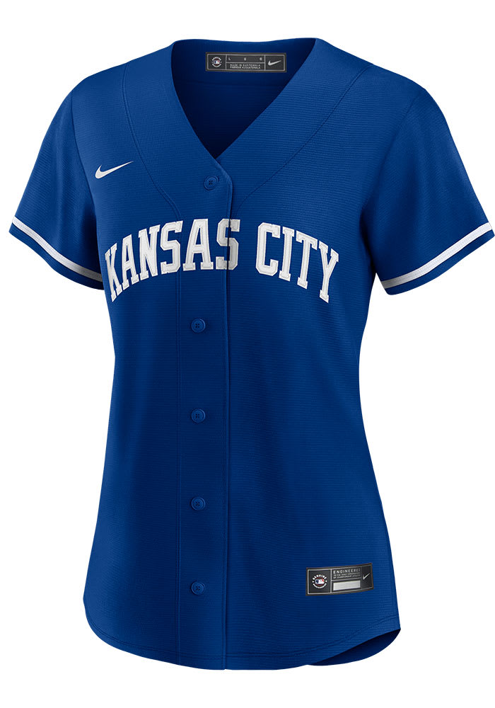Kansas City Royals Womens Nike Replica Replica Jersey Jersey - Blue