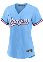Texas Rangers Womens Nike Replica Replica Jersey Jersey - Light Blue