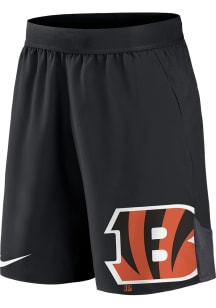 Nike Cincinnati Bengals Mens Black Primetime Logo Shout Out Shorts
