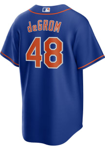 Jacob DeGrom  New York Mets Mens Blue Home Jersey
